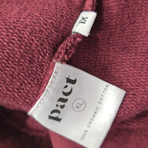 Pact Essential Sweatshirt Dress Size XL Organic Cotton Midi Loungewear - Picture 9 of 11